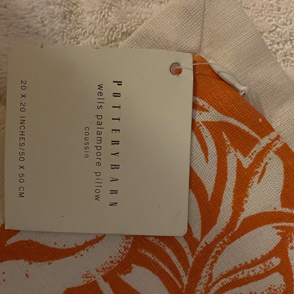 Pillow Cover, Potter Barn, 20’’x20’’